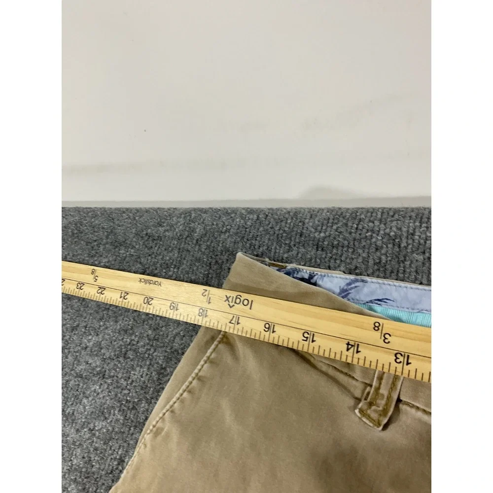 Tommy Bahama Men's Chino Pants 35x34 Khaki Tan Straight Leg Stretch Island Zone